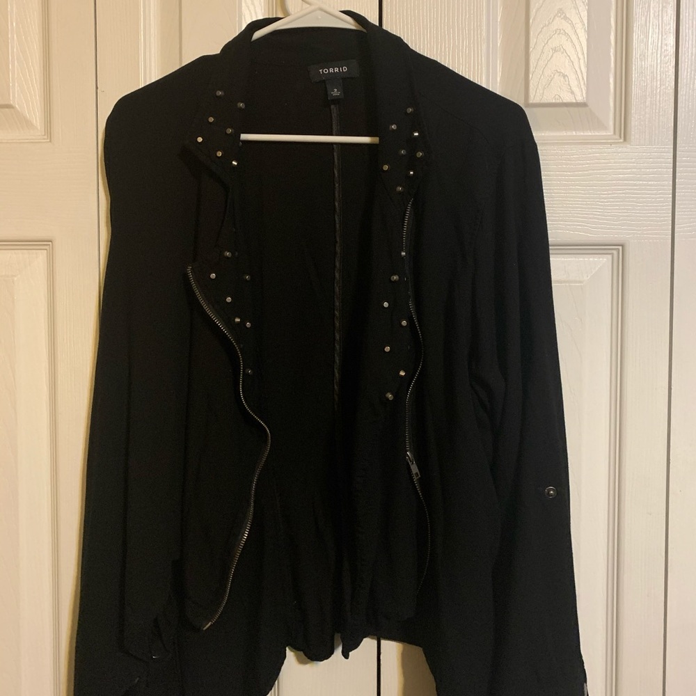 Torrid Size 2 Light Jacket With Studs - image 1
